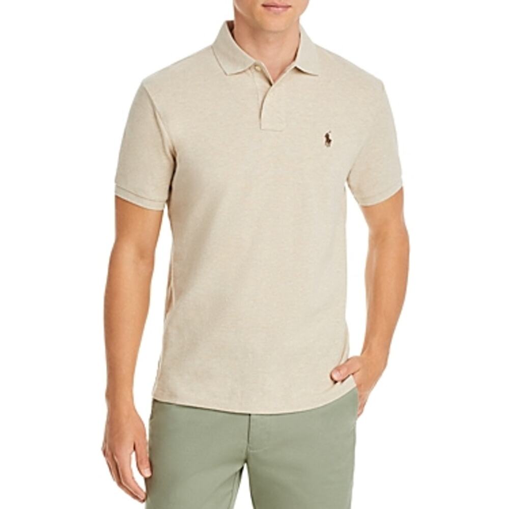 NWT Polo Ralph Lauren Men’s Custom Fit Polo Shirt – Beige, Size L